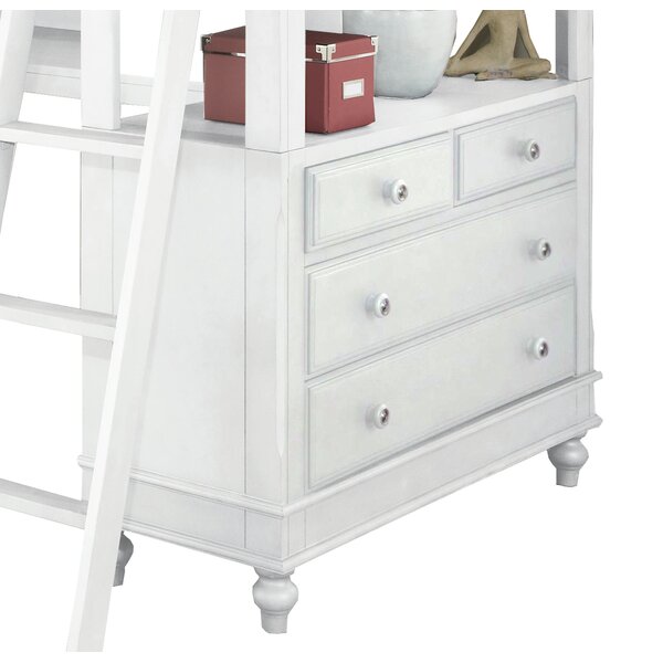 Laurel Foundry Modern Farmhouse Ianthe Kids Twin Loft Bed With Drawers ...